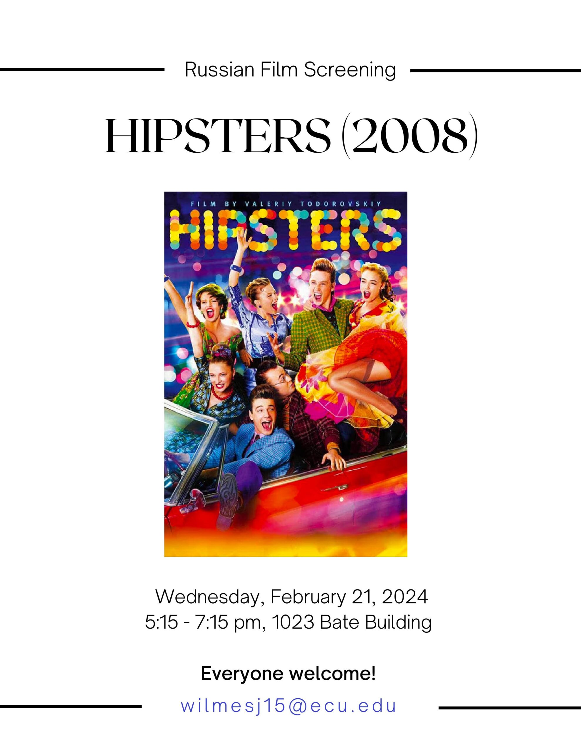 2024 Russian Film Screening - Hipsters (2008)